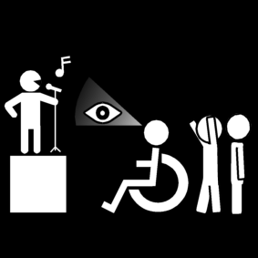 fauteuil roulant: zone réservé
